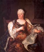 Hyacinthe Rigaud Portrait of Elisabeth Charlotte of the Palatinate (1652-1722), Duchess of Orleans china oil painting artist